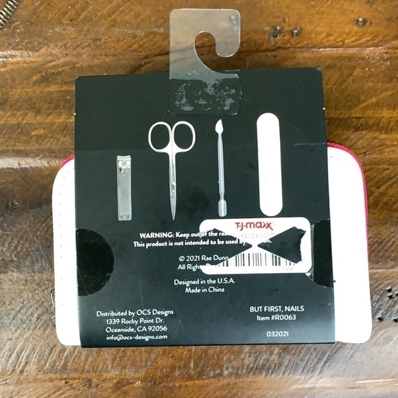 RAE DUNN • “But First, Nails” Manicure Set - Picture 4 of 5